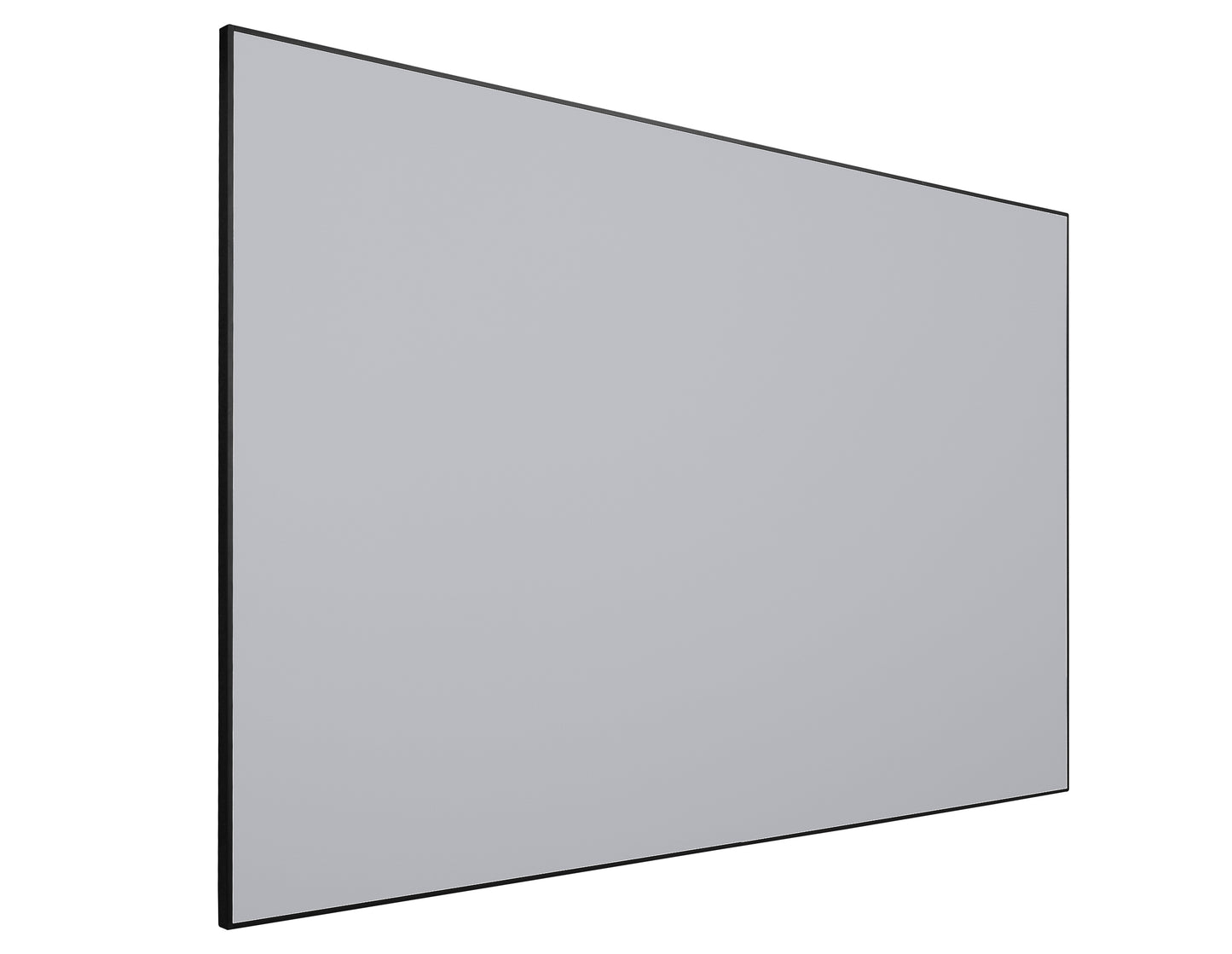 Saphirgraues Stoffgehäuse mit schmalem Rahmen und festem Bildschirm, Sichtfeld 2037 x 1145 mm, 16:9-Format