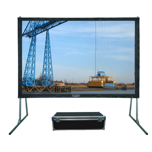 Sapphire 2m Rapid Fold Rear Projection 16:10 Viewing Area approx 2032 x 1270mm