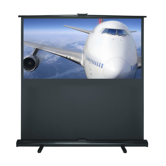 Sapphire Portable Pull-up 80" Projection Screen 16:9 Format, Viewing Area 1770 x 995 VALUE RANGE  Approx Case Dimensions L 1930mm x H 83mm x D 61mm