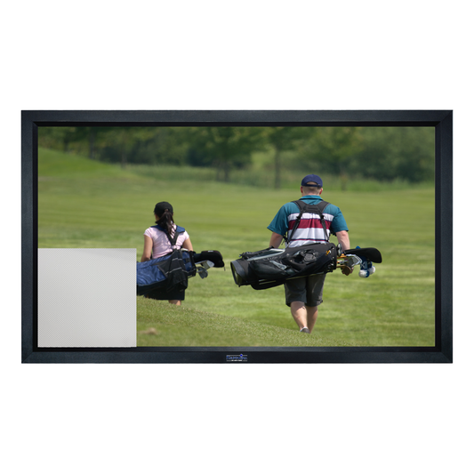 Acoustically Transparent Sapphire Fixed Frame Front Projection Screen Viewing Area 3948mm x 2240mm 16:9 Format