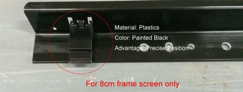 Acoustically Transparent Sapphire Fixed Frame Front Projection Screen Viewing Area 2988mm x 1680mm 16:9 Format