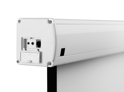 Sapphire Electric Screen with Trigger 16:9 format Viewing Area 2346mm x 1319mm Approx Case Dimensions L 2584mm x H 96mm x D 91mm