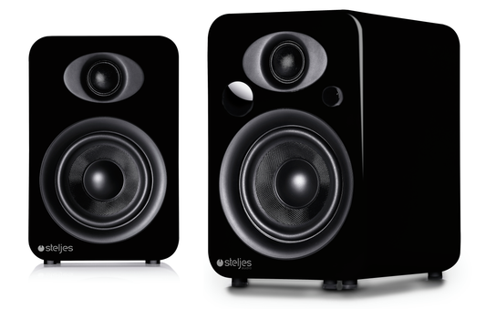 Steljes Audio NS3 Powered Loudspeakers in Coal Black