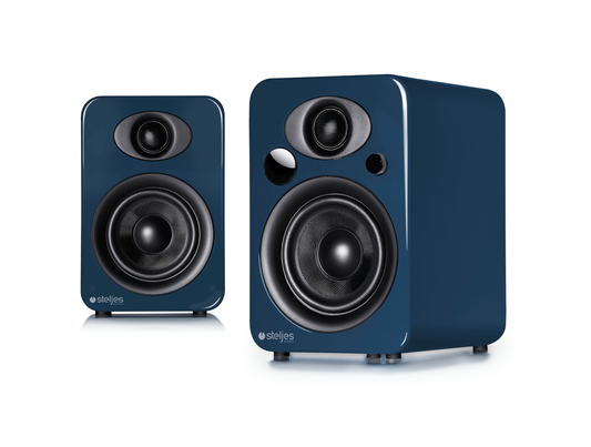 Steljes Audio NS3 Powered Loudspeakers in Artisan Blue
