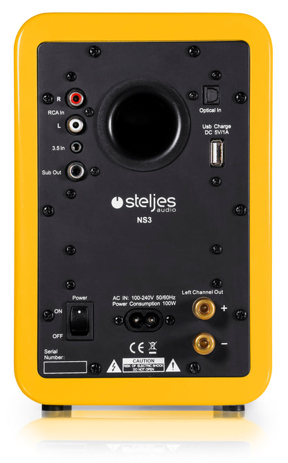 Steljes Audio NS3 Powered Loudspeakers in Artisan Blue