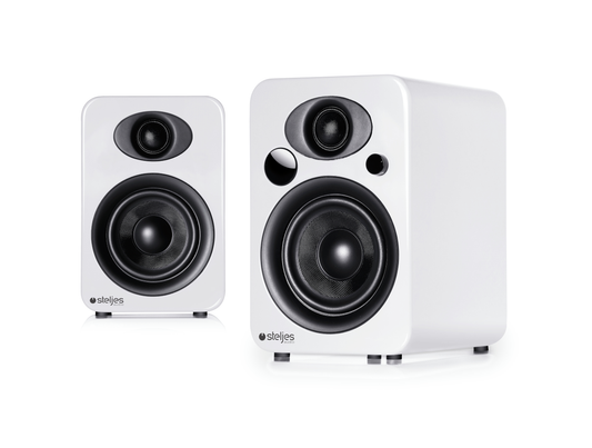 Steljes Audio NS3 Powered Loudspeakers in Frost White