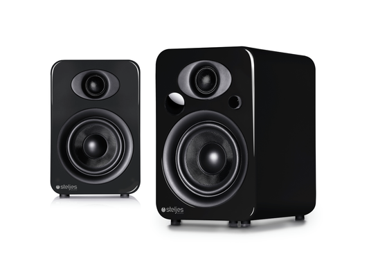 Steljes Audio NS3 Powered Loudspeakers in Gun Metal Grey