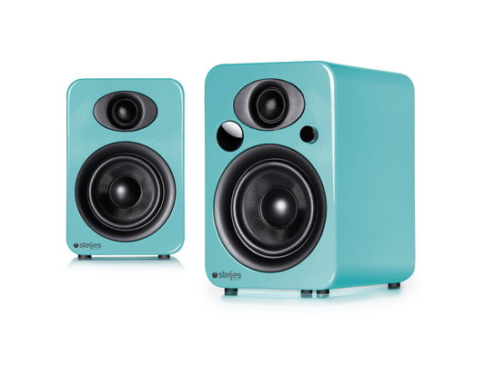 Steljes Audio NS3 Powered Loudspeakers in Lagoon Blue