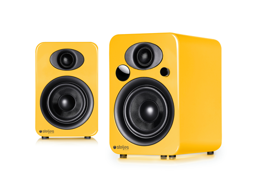 Steljes Audio NS3 Powered Loudspeakers in Solar Yellow
