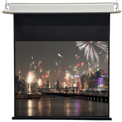 Sapphire dedicated electric recessed screen Viewing Area 2032 x 1270mm 16:10 Approx Case Dimensions Not Including Surround L 2188 x H 127 x D 141mm