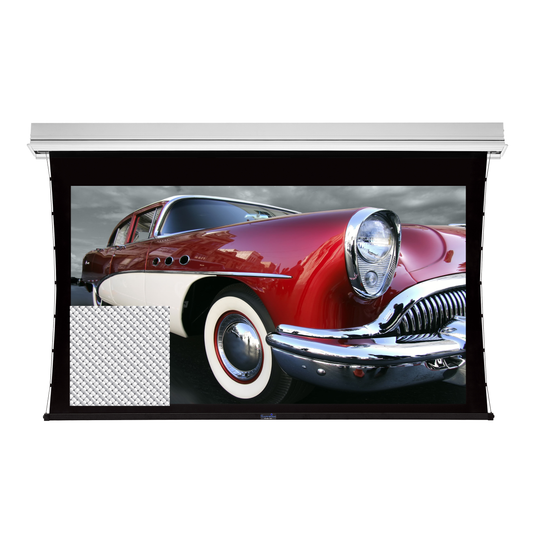 Sapphire Woven In Ceiling Tab Tension Screen 16:9 Format Viewing Area 2670mm x 1500mm
