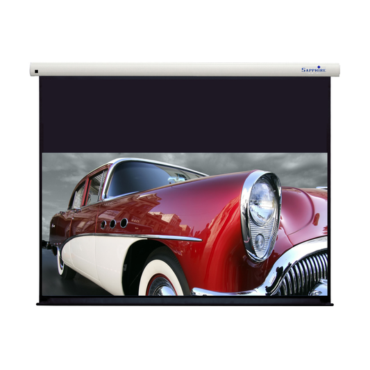 Sapphire Electric Acoustic Transparent Screen 16:9 Format Viewing Area 2030mm x 1145mm with ATR Approx Case Dimensions L 2278mm x H 93 x D 79mm