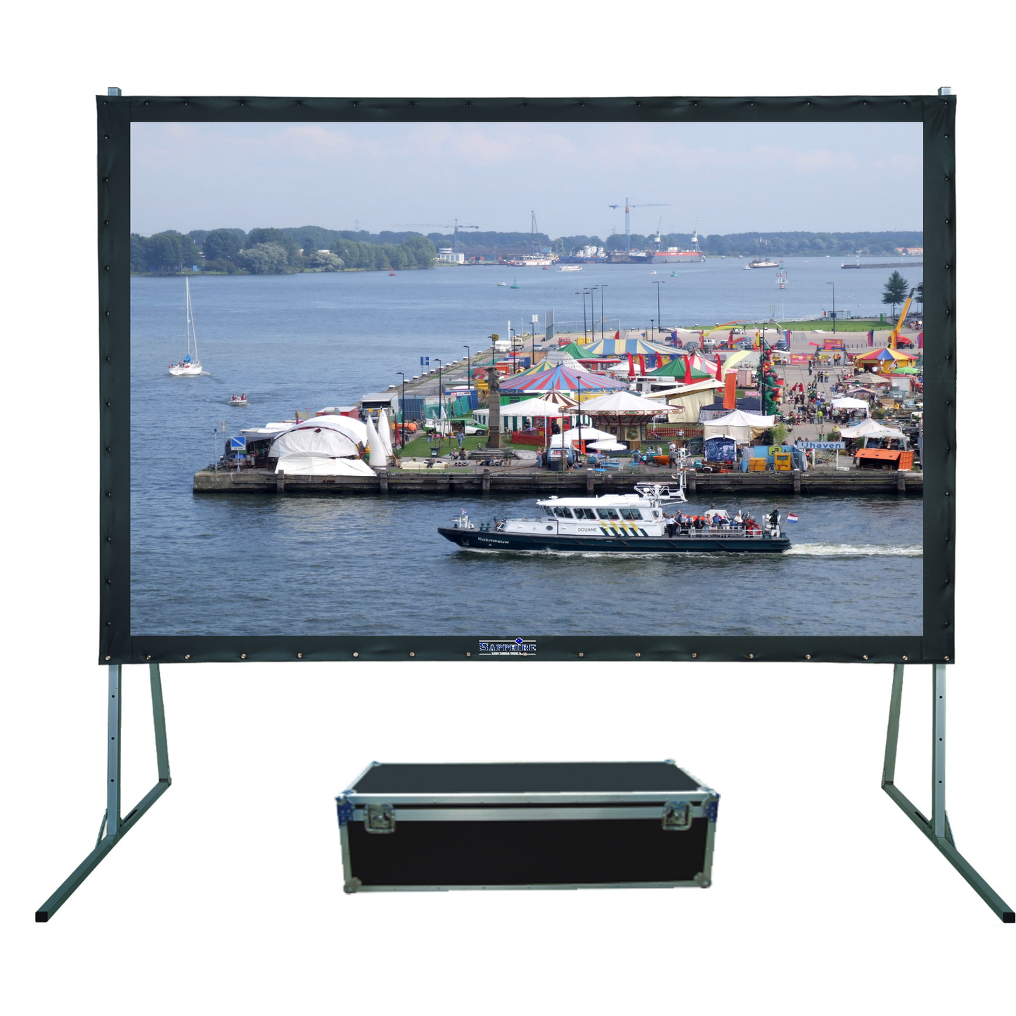 Sapphire 2m Front Rapid Fold 16:10 Viewing Area approx 2032 x 1270mm