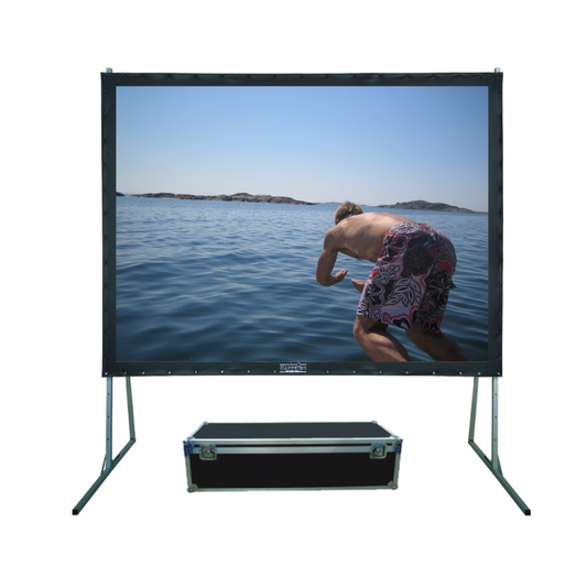 Projector Screens;Rapid Fold Rear Projection Projector Screen;Rapid Fo ...