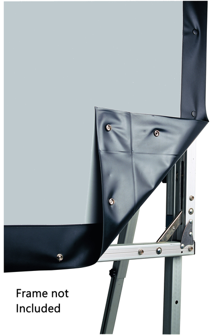 Sapphire 2.4m Rapid Fold Rear Fabric Only 16:10 for SFFS244RP10