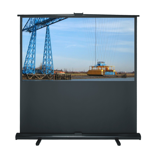 Sapphire Portable Pull-up Screen 16:10 Format Viewing Area 1292 x 808mm Approx Case Dimensions L 1380mm x H 83mm x D 61mm