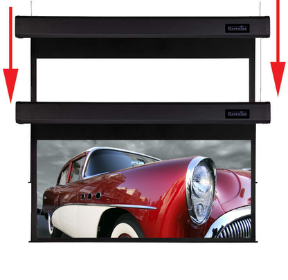 Sapphire Smart Move 4m 16:9 Two Motor Electric Projection Screen Approx Case Dimensions L 4317mm x H 250mm x D 170mm