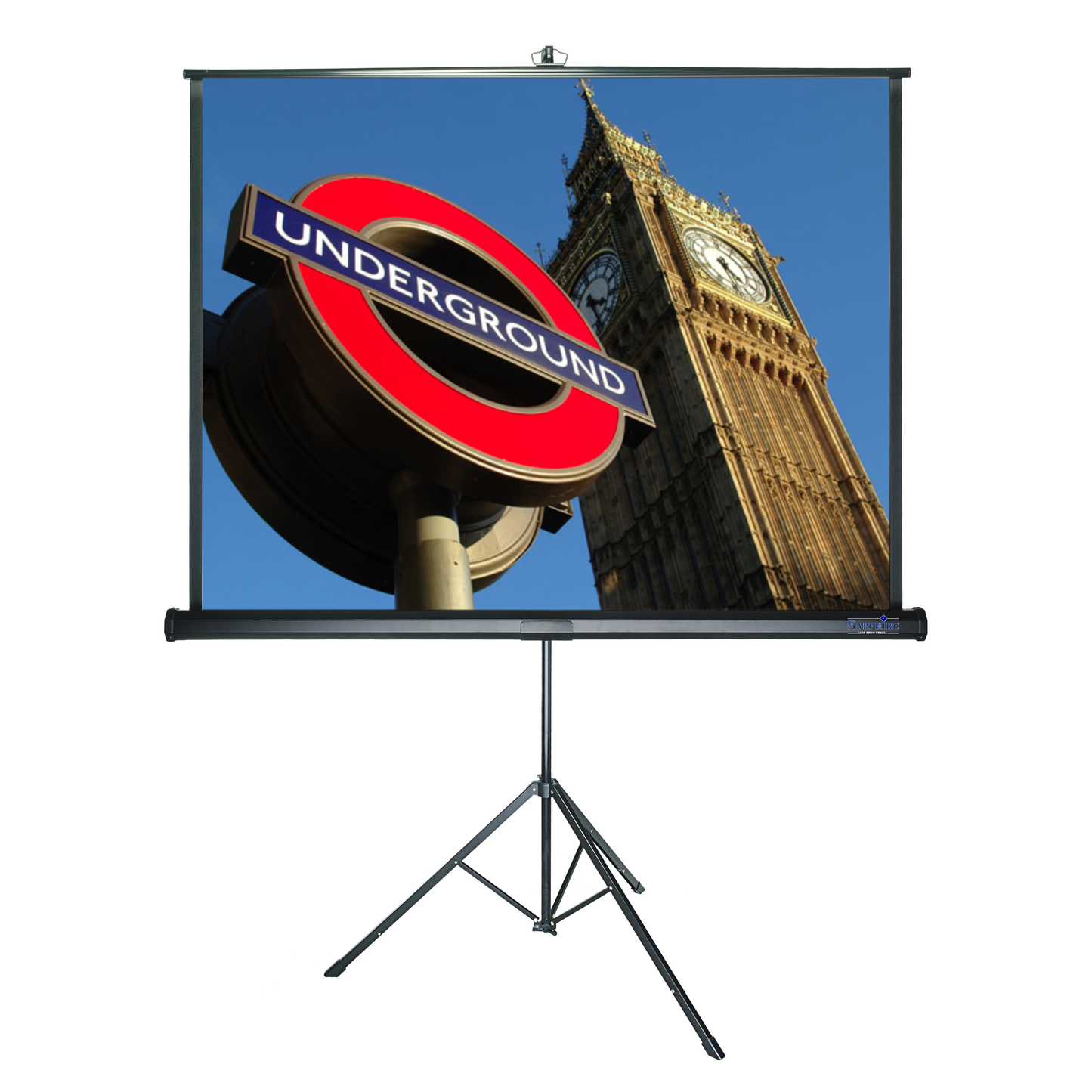 Sapphire Tripod Screen Viewing Area 1250mm x 1250mm 1:1 Format