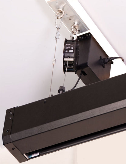 Sapphire Smart Move 2.4m 16:10 Viewing Area 2338mm x 1461mm Two Motor Electric Projection Screen Approx Case Dimensions L 2635mm x H 173mm x D 133mm