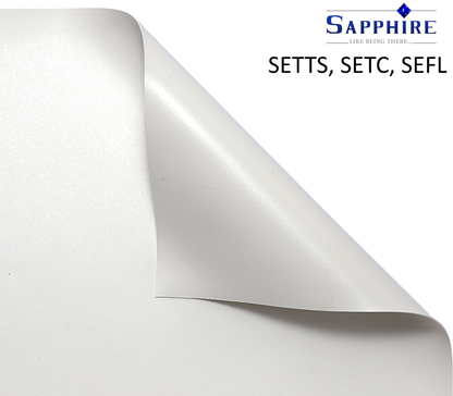 Tensioned Matt White Projection Fabric