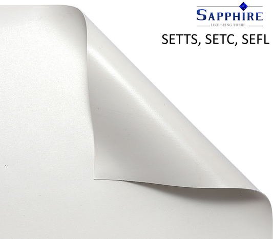 Tensioned Matt White Projection Fabric