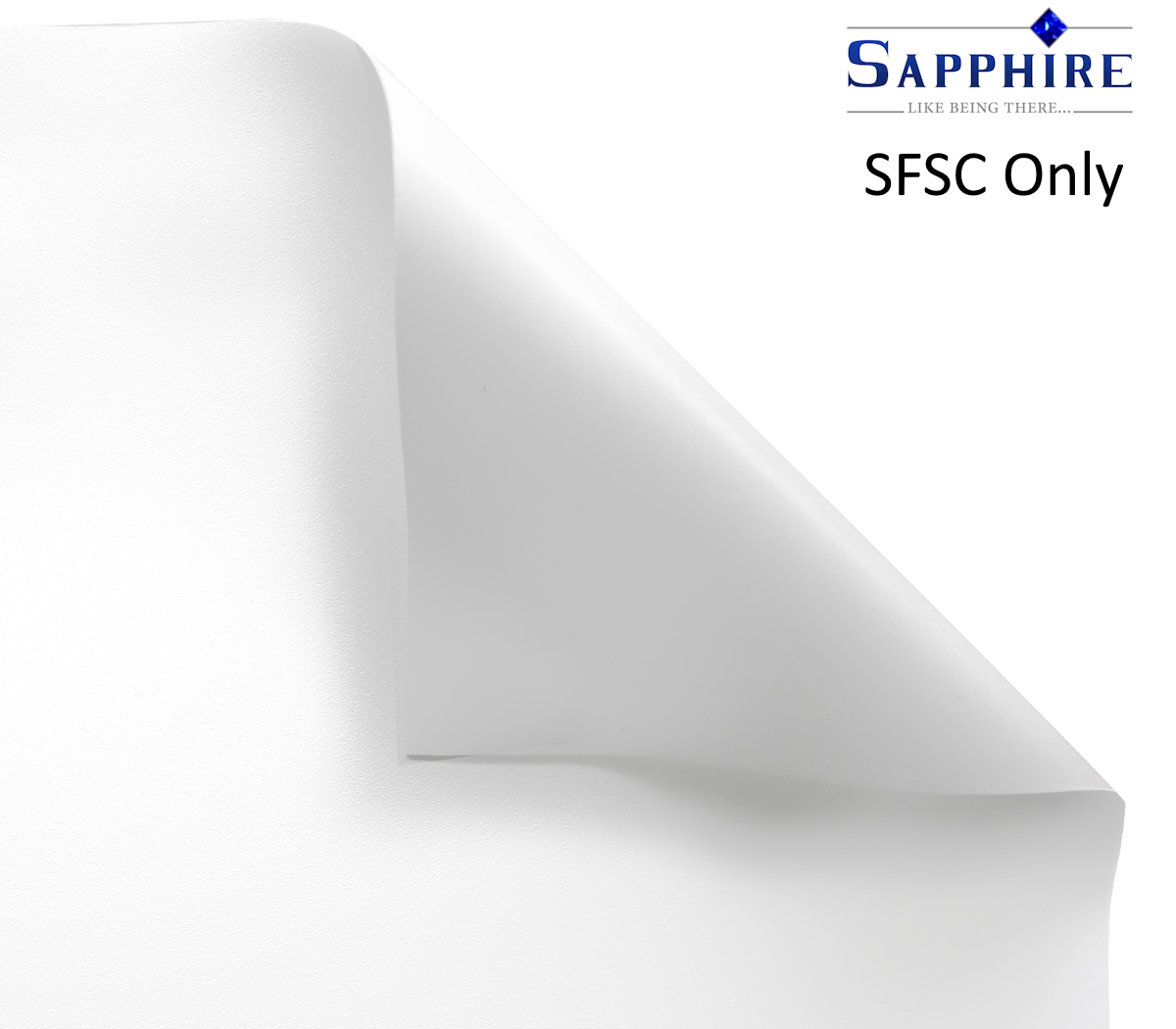 Tensioned Matt White Projection Fabric