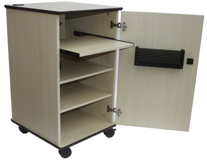 AV Cabinet with three shelves (light)