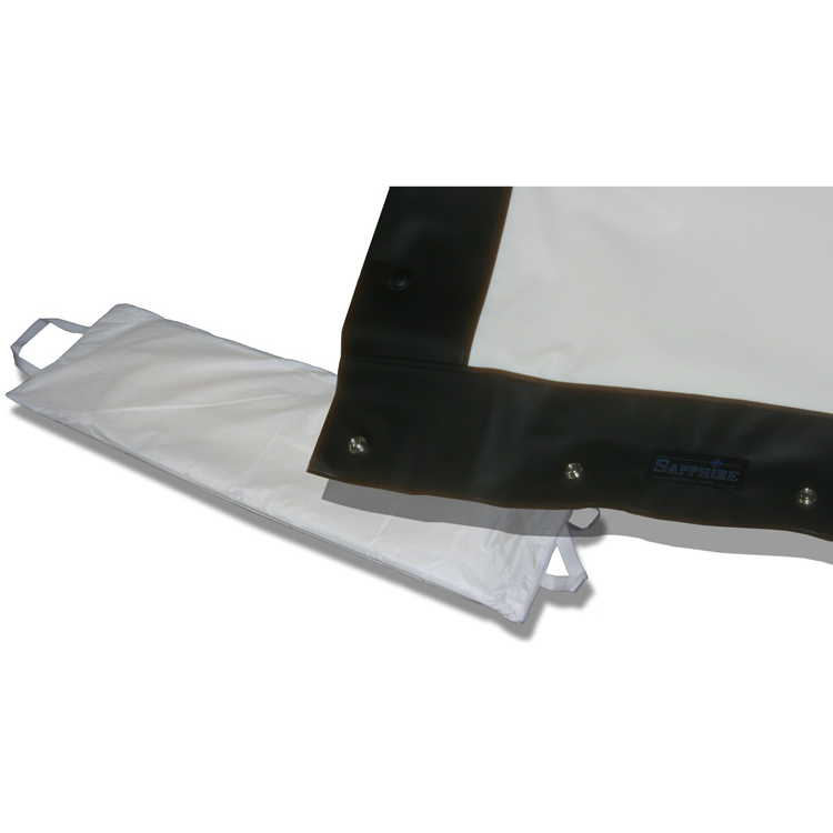 Sapphire 2.4m Rapid Fold Rear Fabric Only 16:10 for SFFS244RP10
